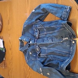 Levi's distressed jean jacket
